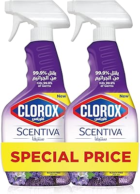 Nettoyant multi-surfaces clorox au parfum de lavande, 2*500 ml