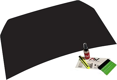 Autocollant occultant pour compartiment moteur fj noir mat compatible avec
