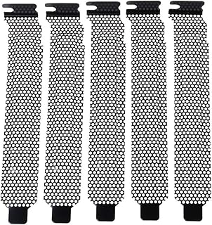 5 PIÈCES DÉFLECTEUR DE VENTILATION PCI SLOT COUVERCLE CADRE CHÂSSIS BITS BLOC VENTILATEUR