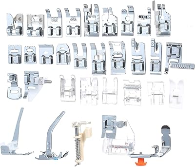 Ensemble de 32 pieds-de-biche de pièces et accessoires pour machines à coudre électriques