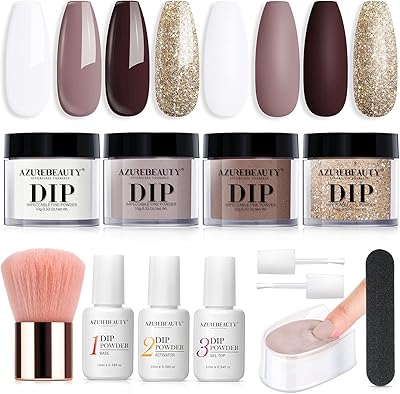 Azur beauty kit de démarrage de poudre à tremper blanche et mauve. Diaytar Sénégal : Large gamme, petits prix, grande satisfaction