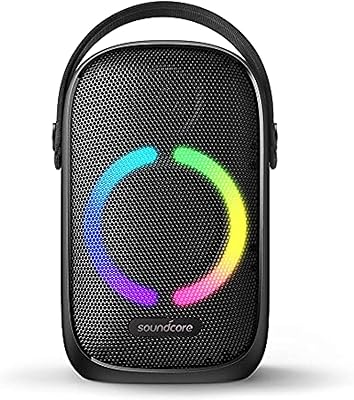 Haut-parleur soundcore rev new party, haut-parleur bluetooth portable avec lumières et technologie bassup