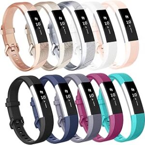 Bracelets ak compatibles avec fitbit alta/fitbit alta hr (paquet de 10), bracelets de remplacement sport pour fitbit alta hr/ace.. Le discount haut de gamme, c'est possible avec Diaytar