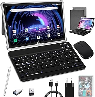 Tablette 2-en-1 avec écran hd 10,1", 4 go de ram, 64 go