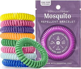 Bracelets anti-moustiques solutions paquet de 25 bandes emballées individuellement