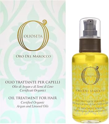Huile de soin capillaire à l'huile d'argan et lin parex oleosa