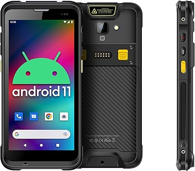 Rc66, 2023 scanner de codes-barres à écran tactile robuste android 11, moteur zebra