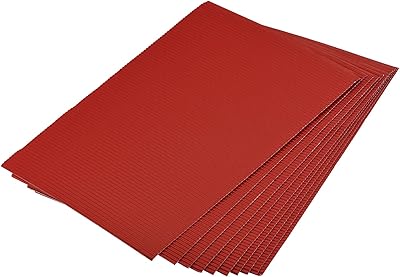Feuilles de papier ondulé meccanixity 25 pièces 30 cm x 20 cm papier