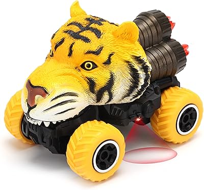Little story - jouet voiture tigre à deux canaux pour enfants avec télécommande