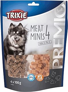 Trixie premio 4 meat minis friandises pour chiens 4x100g