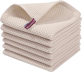 Torchons de cuisine tissés homaxi 100 % coton, torchons ultra doux, absorbants