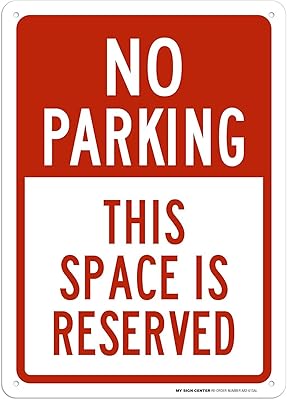 Panneau "interdiction de stationner, cet espace est réservé" - 25 cm x 36