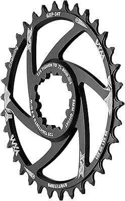 Chaîne de vélo firelizard 32t 34t 36t 38t décalée 3mm 6mm