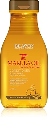 Après-shampoing à l'huile de castor marula 350 ml pour des cheveux lisses
