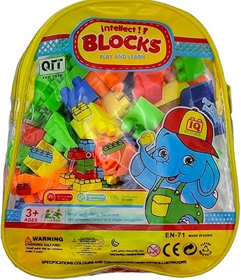 Blocs de bricolage kiddale 80 pièces | blocs de jeu et d'apprentissage |