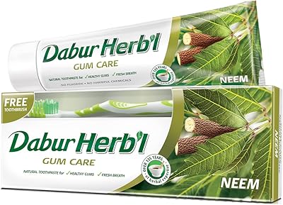 Dentifrice naturel au neem pour le soin des gencives, 150 g de dabur
