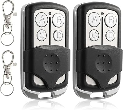 Revhq porte-clés d'ouvre-porte de garage à distance universel, ouvre-porte liftmaster chamberlain craftsman, 373lm