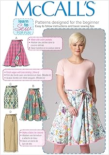 Mccall's patterns m7129 misses 'التنورات, taille b5 (8-10-12-14-16)