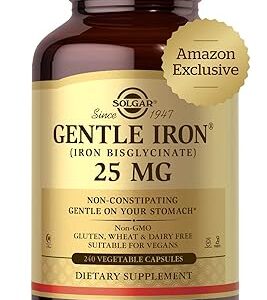 Solgar gentle iron, 240 gélules végétales - idéal pour les estomacs sensibles - non constipant - supplément de globules rouges - sans ogm, végétalien, sans gluten, sans produits laitiers, casher - 240 portions. Diaytar Sénégal : La marketplace qui pense à votre porte-monnaie