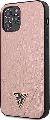 Coque de protection en polyuréthane avec logo en métal cousu cg mobile saffiano