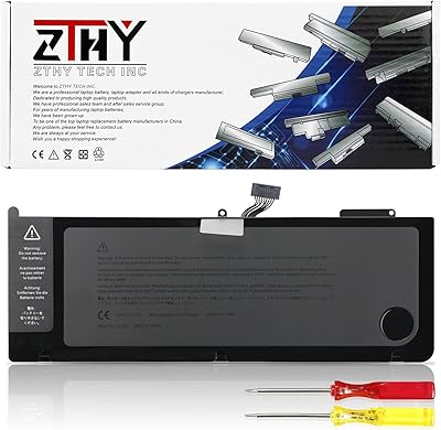 Batterie d'ordinateur portable zdthi a1382 79wh compatible avec macbook pro 15 pouces a1286