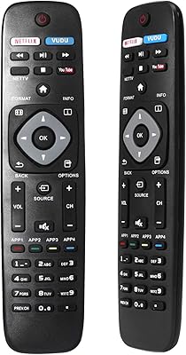 Nouvelle télécommande universelle pour philips télécommande de remplacement pour lcd led 4k
