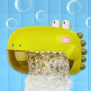 Machine à bulles automatique en forme de dinosaure, jouets de bain
