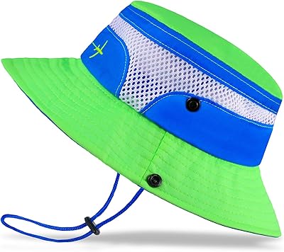 Chapeau de soleil pour tout-petits, chapeau de soleil respirant avec seau pour la protection
