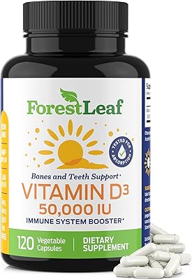 Complément alimentaire hebdomadaire avec vitamine d3 50 000 ui - 120 capsules végétales