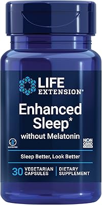 Supplément de soutien au sommeil sans mélatonine life extension avec ashwagandha extraits d'amla