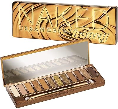 Palette de fards à paupières naked honey d'urban decay, 12 nuances dorées chatoyantes