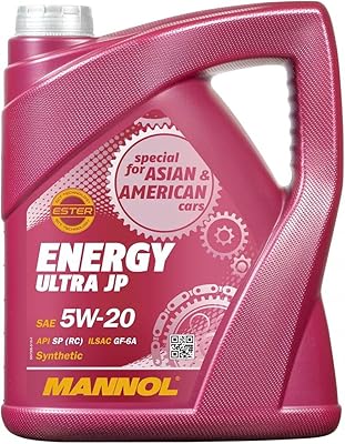 Mannol - huile moteur bi-synthétique premium (pao + ester) voitures américaines, japonaises