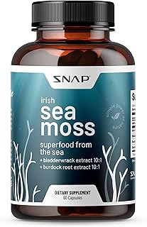 Suppléments occliniques capsules de mousse de mer d'irlande avec comprimé blydrap et booster