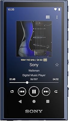 Lecteur mp3 à écran tactile sony walkman nw-a306 - 32 go, bleu