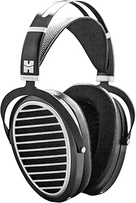 Hifiman ananda over-ear magnétique planar casque hi-fi conception ouverte, câble d'oreillettes confortables amovibles