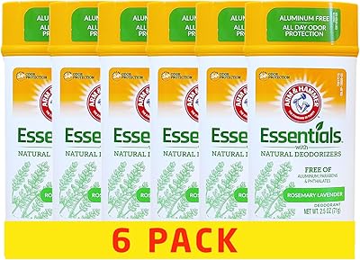 Bâton déodorant antisudorifique sans aluminium arm & hammer essentials lavande fraîche au romarin