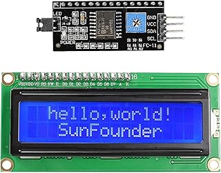 Module d'affichage lcd série sunfounder i2c twi 1602 iic compatible avec arduino r3