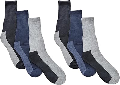 6 paires de chaussettes confortables pour un usage quotidien pour hommes - taille