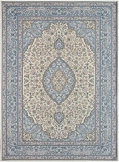 Tapis américain simple rectangulaire confortable en polyester, pour chambre à coucher, salon