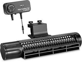 Ventilateur de refroidissement d'aquarium gearbond 12 v cc avec bouton réglable
