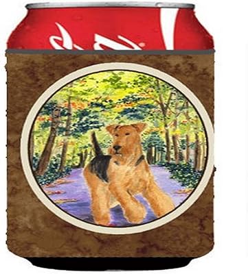 Caroline's treasures ss8208-parent airedale ultra isolateurs de boissons pour canettes fines ss8208muk, متعدد