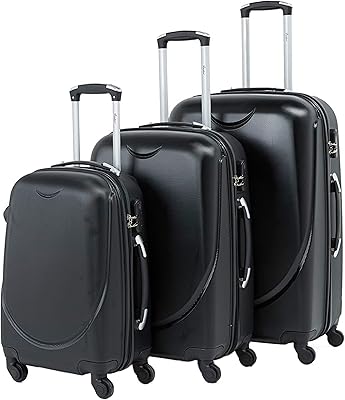 Sac de voyage senator spinner élégant, léger et durable avec 4 roulettes, noir