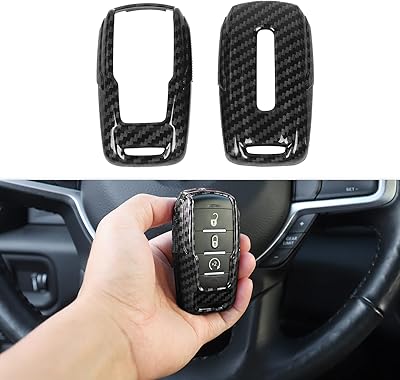 Shiro car smart key remote key cover protector pour dodge ram 2018-2022