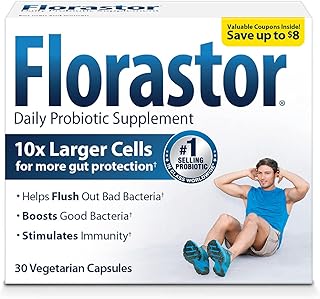 Supplément probiotique quotidien florastor – ​​saccharomyces boulardii lyo cncm i-745 30 unités