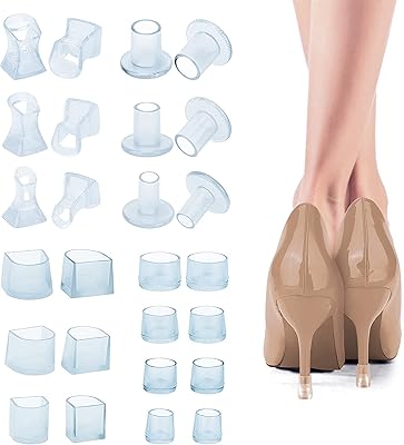 Protecteurs de talons hauts transparents pour chaussures à talons hauts, bouchon de talon