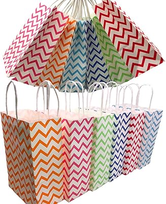 Sac cadeau ismaco 30 pièces sacs de fête en papier avec poignée