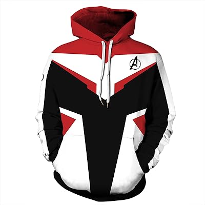 Sweat à capuche de cosplay 3d avengers endgame pour hommes pull