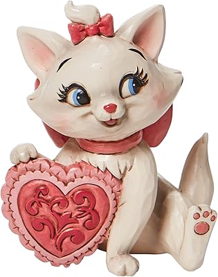Figurine enesco disney traditions mary tenant un cœur, 9,5 cm, multicolore
