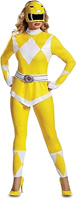 Déguisement - costume adulte ranger jaune m (8-10)