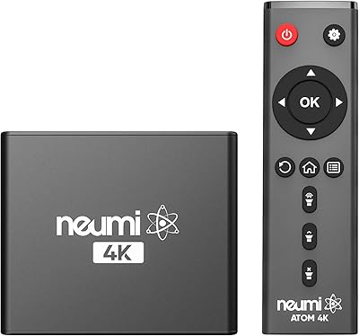 Lecteur multimédia numérique nomi atom 4k ultra hd pour clés usb et cartes
